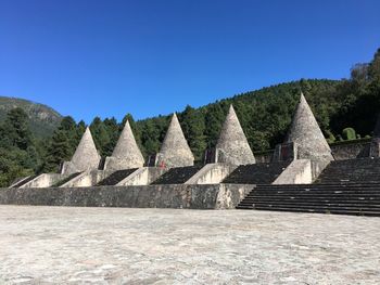 Built structure against blue sky