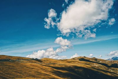 Panoramic view of landscape against sky