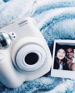 Close-up of woman looking at camera