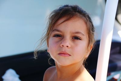 Portrait of cute girl