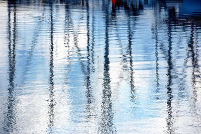 Full frame shot of swimming pool in lake