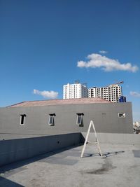 Low angle view of building against sky