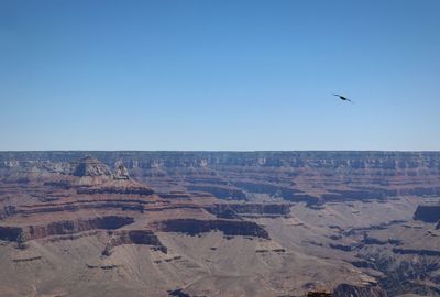 Scenic view of landscape against clear sky