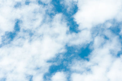 Low angle view of clouds in sky