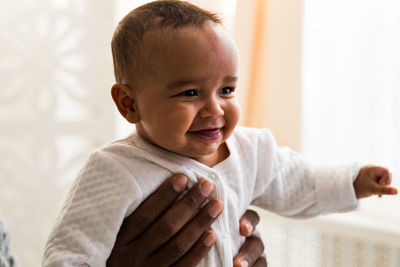 Portrait of cute baby boy