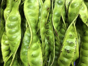 Full frame shot of green vegetables peas 