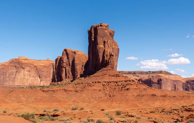 Rock formations in a desert