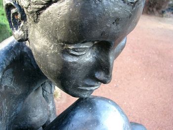 Close-up of statue