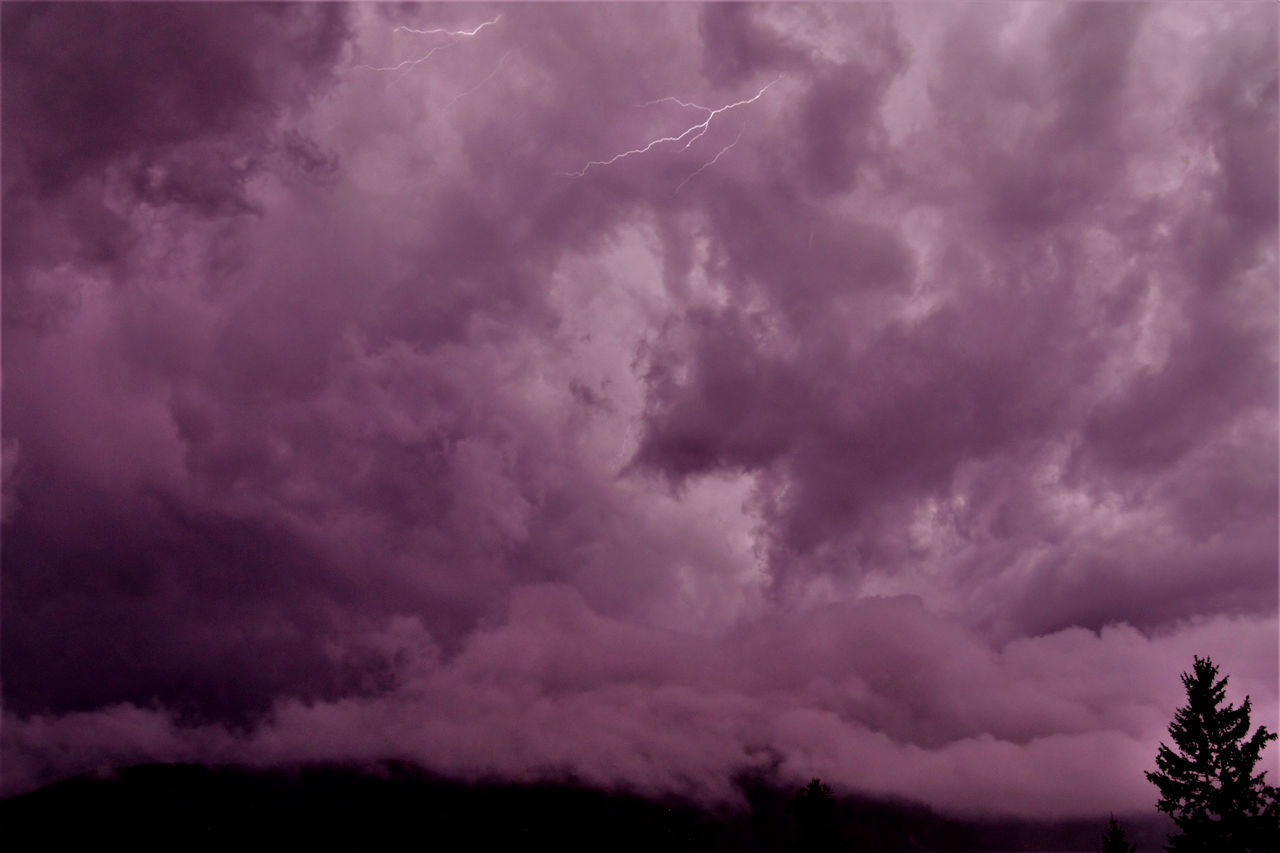 LOW ANGLE VIEW OF STORM CLOUDS