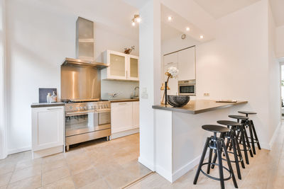 Interior of modern kitchen