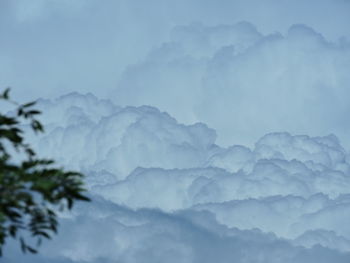 Low angle view of mountain against sky