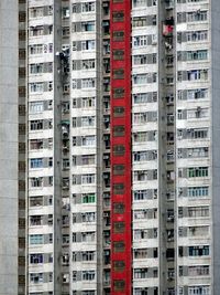 Full frame shot of residential building