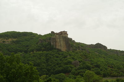 Low angle view of castle against sky