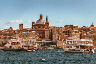 View of buildings in city