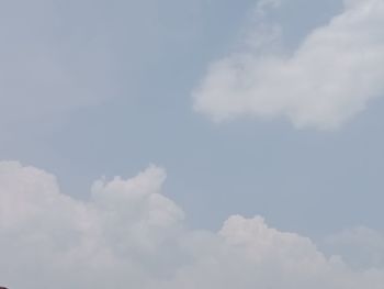 Low angle view of clouds in sky