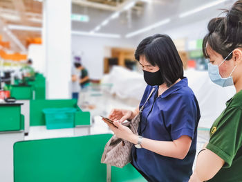 Woman working in office