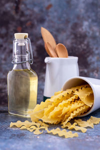 Close-up of food on table