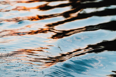 Full frame shot of rippled water