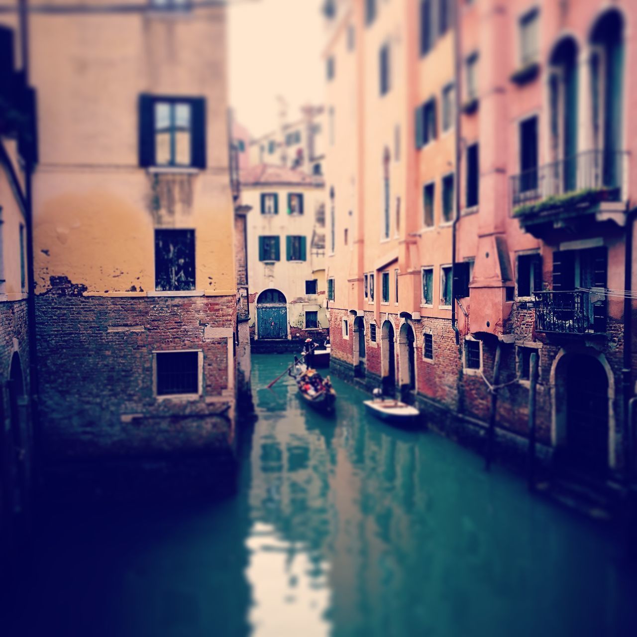 REFLECTION OF BUILDINGS IN CANAL