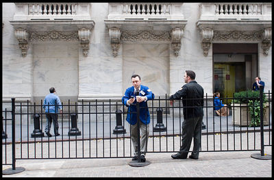 Men standing outdoors