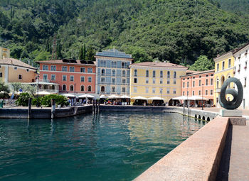 Canal passing through building