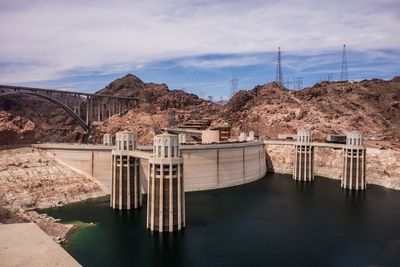 Built structure against cloudy sky