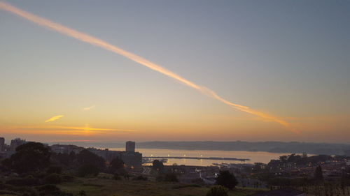 Scenic view of sky at sunset