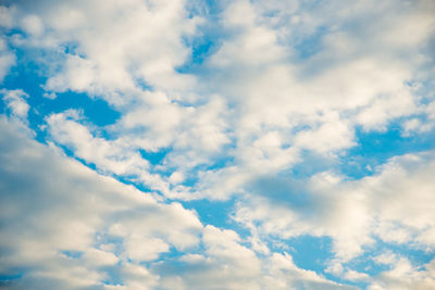 Low angle view of clouds in sky