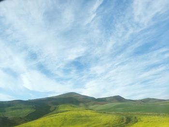 Scenic view of landscape against sky