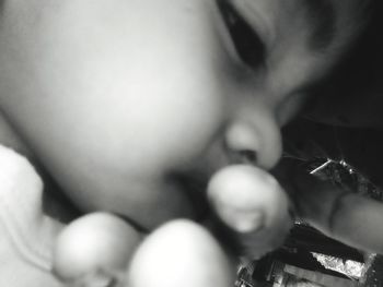 Close-up portrait of woman