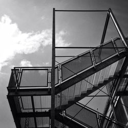 Low angle view of built structure against sky