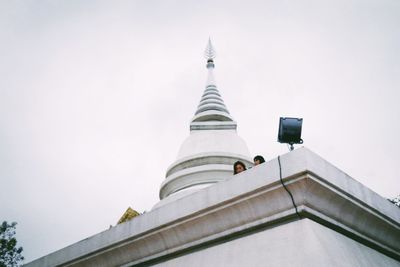 Low angle view of building against sky