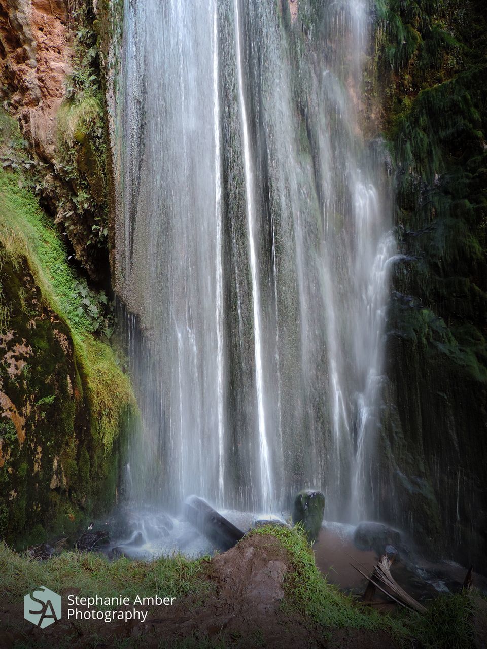 waterfall, scenics - nature, motion, flowing water, beauty in nature, water, forest, rock, blurred motion, land, long exposure, rock - object, environment, tree, plant, solid, non-urban scene, nature, power, flowing, power in nature, no people, outdoors, rainforest, falling water