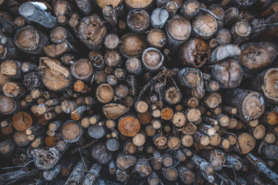 Full frame shot of stones