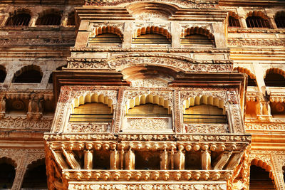 Balconies of mehrangarh fort