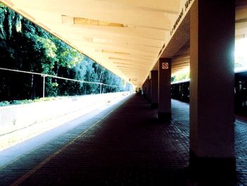 Bridge leading to tunnel