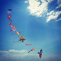 Low angle view of cloudy sky