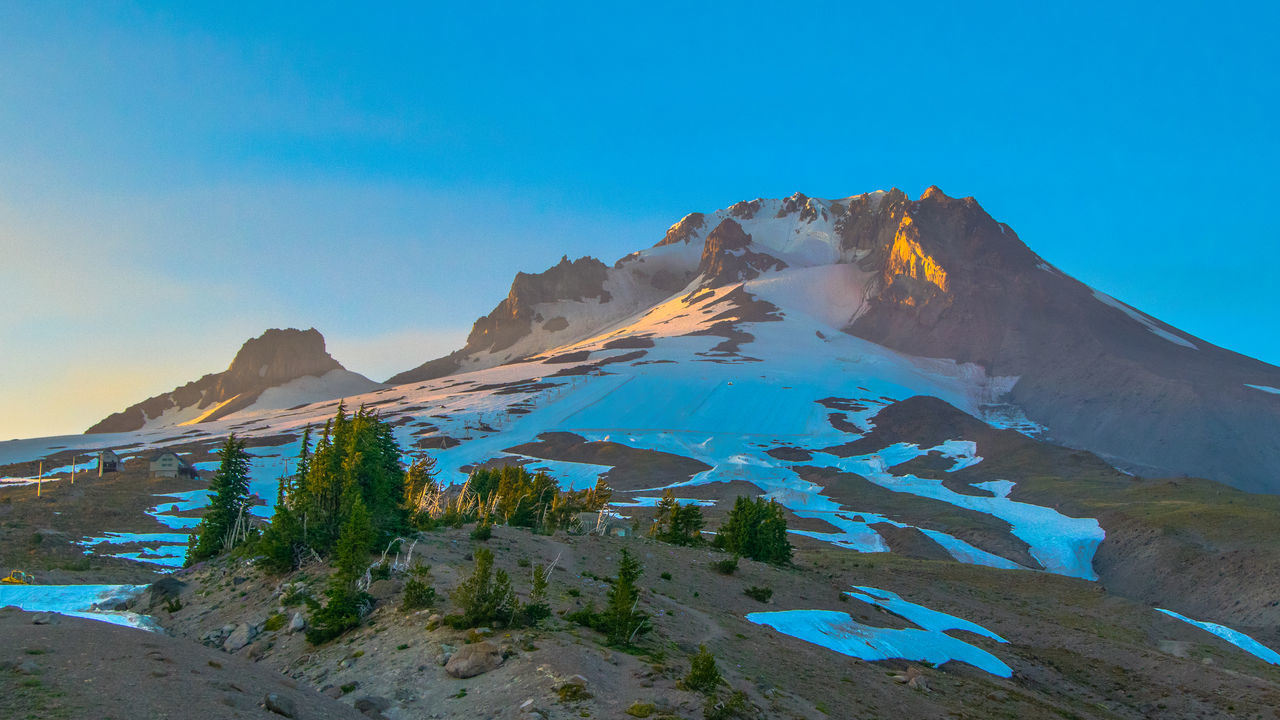 Dusk mountain