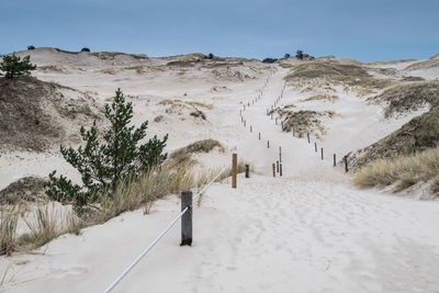 Slowinski national park. baltic sea. poland