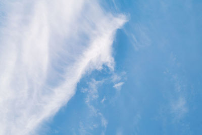 Low angle view of clouds in sky