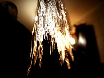 Close-up of campfire