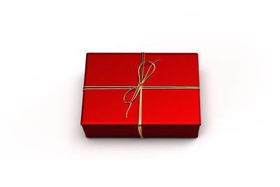 Red box on white background