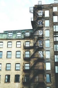 Low angle view of building against sky