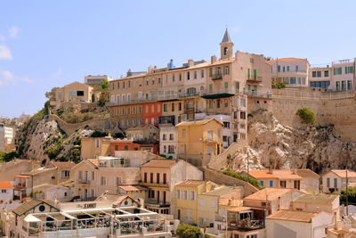 Buildings in a town