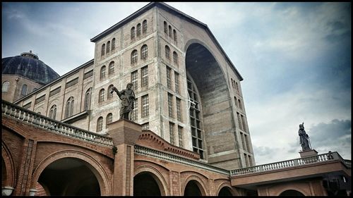 Low angle view of historical building