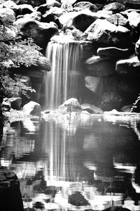 View of waterfall