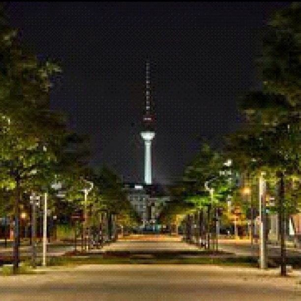 communications tower, tower, tall - high, built structure, architecture, building exterior, communication, tree, fernsehturm, spire, the way forward, travel destinations, television tower, street light, famous place, city, international landmark, capital cities, tourism, sphere