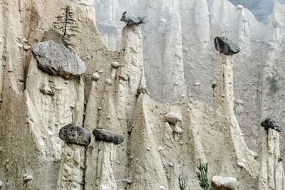 Full frame shot of rock formations