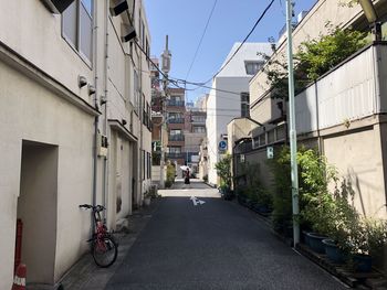 Street amidst buildings in city