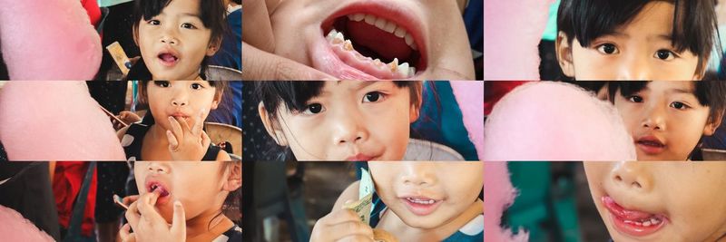 Close-up portrait of young woman